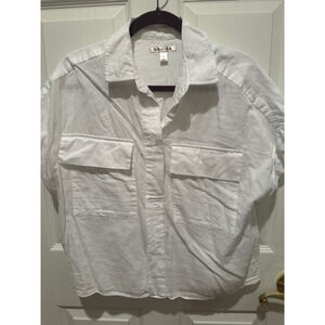Women's Banana Republic Shirt Size L White